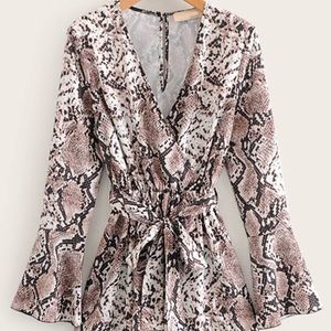 Snakeprint Romper